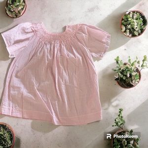 Off the shoulder striped summer shirt